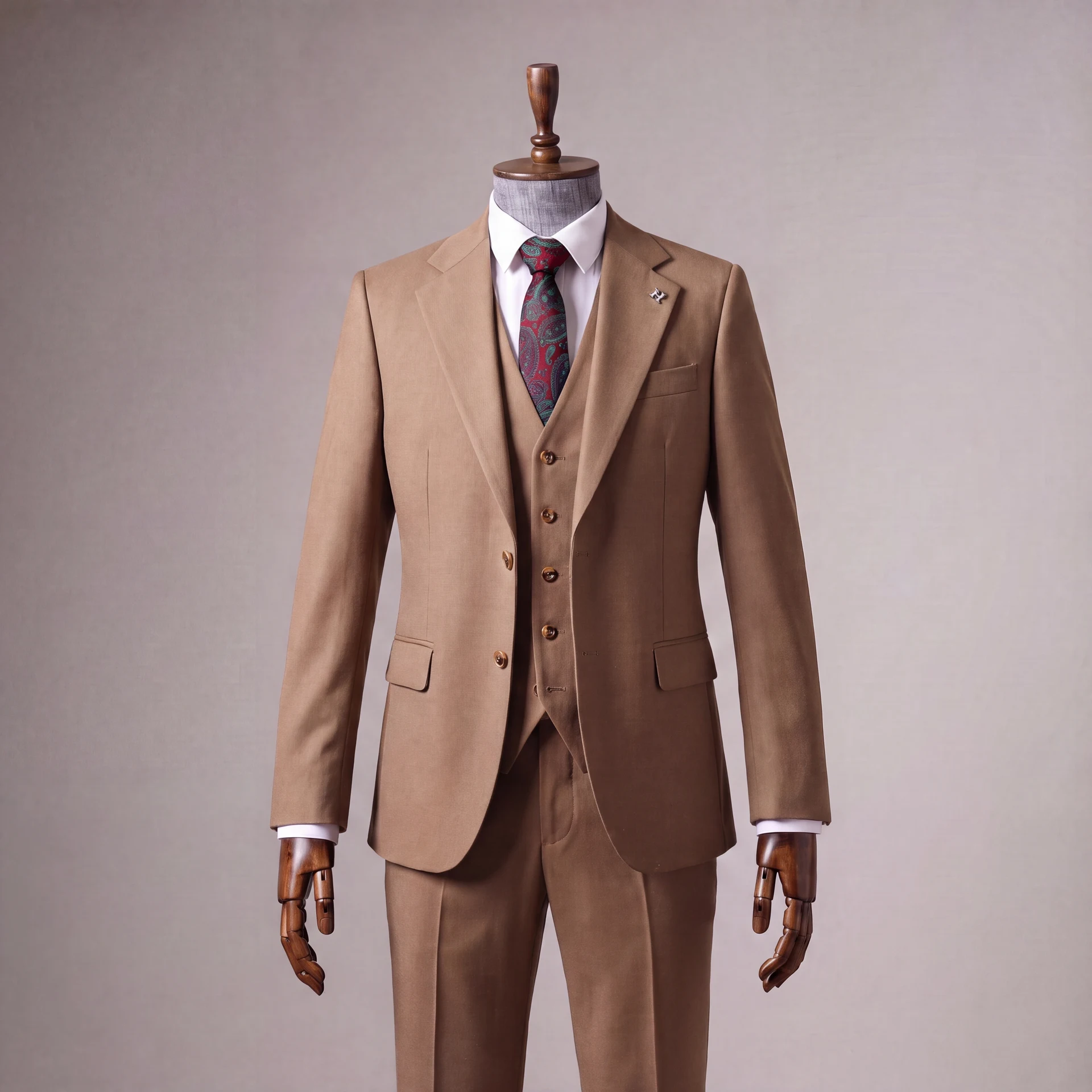 GABRI – pansky oblek gabri svetly hnedy camel